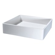 ANZZI Matimbi Solid Surface Vessel Sink with Pop Up Drain in Matte White LS-AZ8239